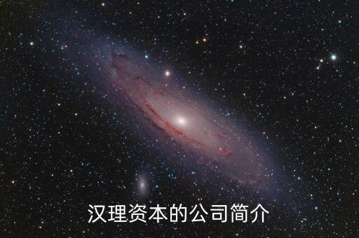 漢理資本的公司簡(jiǎn)介