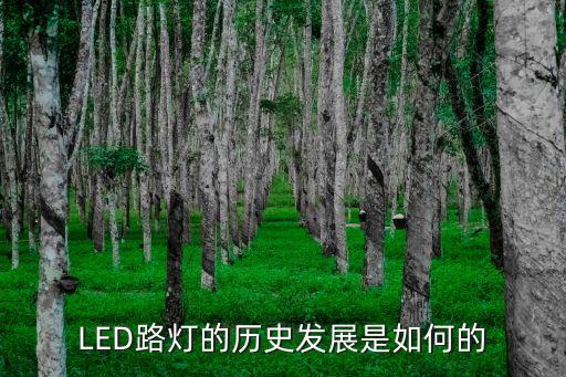 LED路燈的歷史發(fā)展是如何的