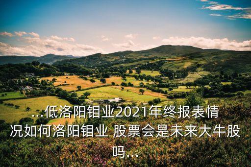 ...低洛陽(yáng)鉬業(yè)2021年終報(bào)表情況如何洛陽(yáng)鉬業(yè) 股票會(huì)是未來(lái)大牛股嗎...