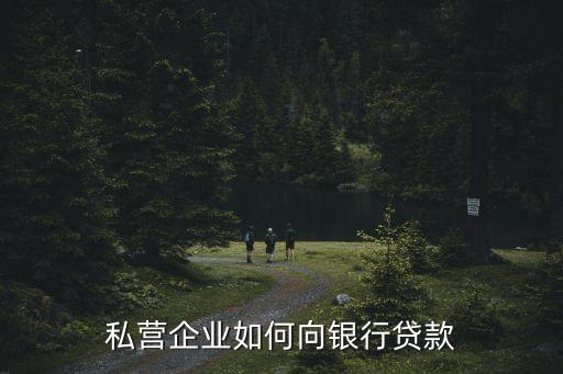 私營(yíng)企業(yè)如何向銀行貸款