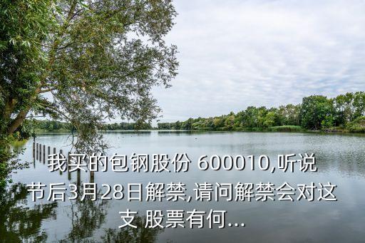 我買的包鋼股份 600010,聽說節(jié)后3月28日解禁,請問解禁會對這支 股票有何...